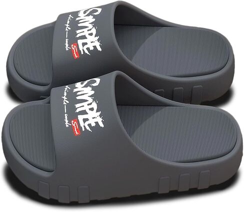 Cloud Slides for Women Men Thick Sole Pillow Slippers Non Slip Shower Bath Platform Foam Sandals for Indoor Outdoor House Pool in Saudi Arabia
