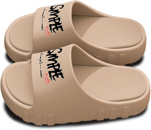 Cloud Slides for Women Men Thick Sole Pillow Slippers Non Slip Shower Bath Platform Foam Sandals for Indoor Outdoor House Pool in Saudi Arabia
