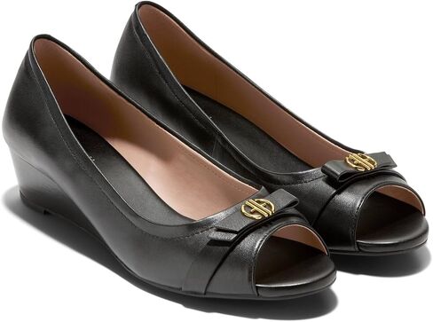 Cole Haan Women's Malta Peep Toe Wedge Pump in Saudi Arabia