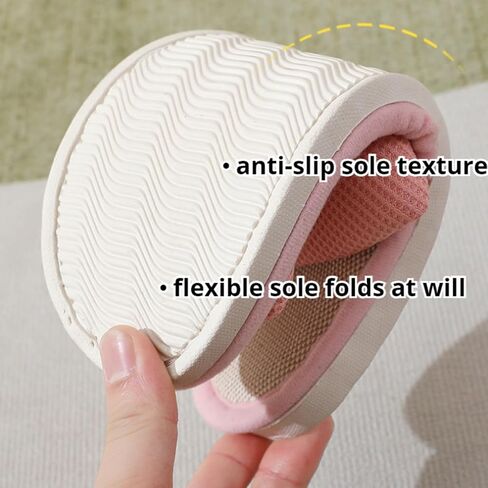 Women Slipper Soft Sole Open Toe House Slippers Memory Foam Slip On Bedroom Cozy Indoor Outdoor Home Slippers in Saudi Arabia