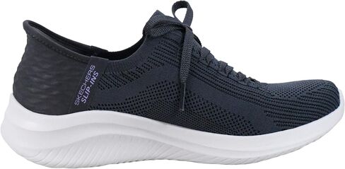 Skechers Sport Women's Women's Ultra Flex 3.0-Brilliant Path Sneaker, Charcoal, 8.5 M US in Saudi Arabia