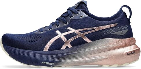 ASICS Women's GEL-KAYANO 31 PLATINUM Running Shoes, 7.5, BLUE EXPANSE/ROSE GOLD in Saudi Arabia