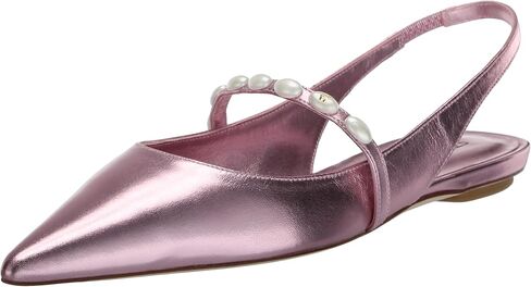 Stuart Weitzman Women's Emlia Pearlita Slingback Flat Ballet in Saudi Arabia