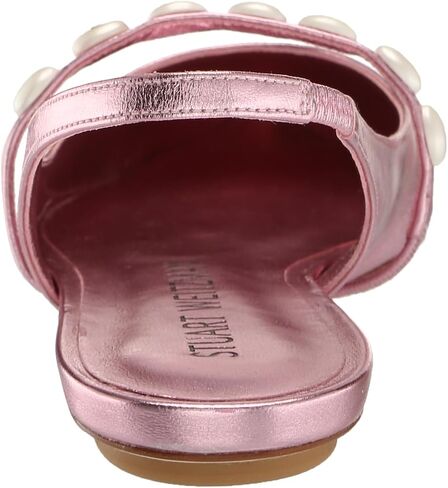 Stuart Weitzman Women's Emlia Pearlita Slingback Flat Ballet in Saudi Arabia