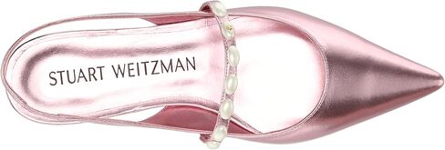 Stuart Weitzman Women's Emlia Pearlita Slingback Flat Ballet in Saudi Arabia
