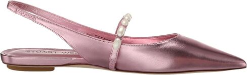 Stuart Weitzman Women's Emlia Pearlita Slingback Flat Ballet in Saudi Arabia