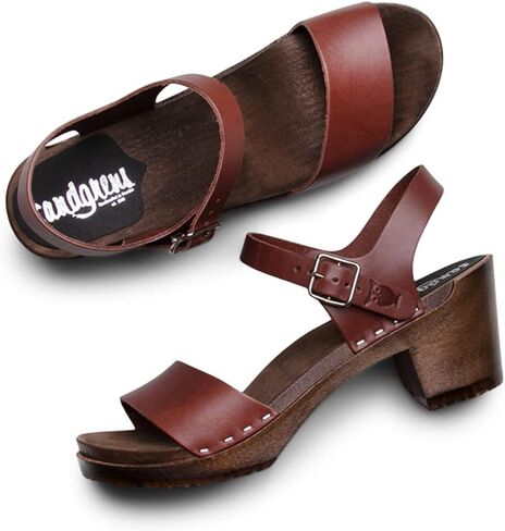 Sandgrens Swedish Handmade Wooden Clog Sandal | Vienna in Saudi Arabia