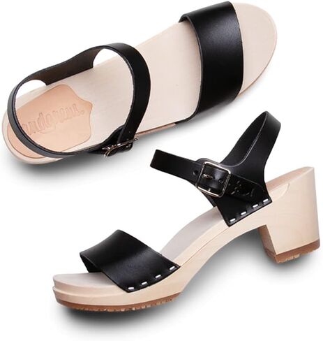 Sandgrens Swedish Handmade Wooden Clog Sandal | Vienna in Saudi Arabia