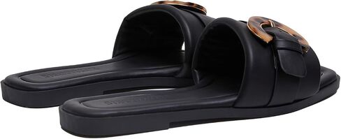 Stratuxx Kaze Women's Dressy Summer Flat Sandals Fashion Slip on Slides with Buckle for Women Sandals Size 5-11 in Saudi Arabia