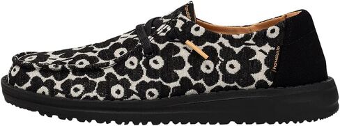 Hey Dude Women's Wendy Field of Flowers Black Size 8 | Women’s Shoes | Women’s Lace Up Loafers | Comfortable & Light-Weight in Saudi Arabia