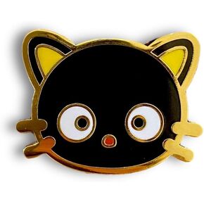 Black Cat Pin Anime Pin Anime cat pin kitty pin black cat gifts black cat enamel pin anime pin hard enamel