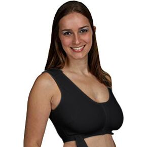 Surg-Ease Bra with Hook & Eye Front Closure- Post Mastectomy Recovery Bra, Made in USA