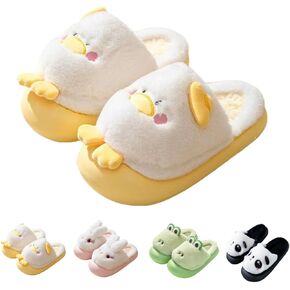 لطيف بطة الباندا الضفدع أرنب النعال غامض الكرتون الحيوان النعال غامض أفخم بطانة دافئة مثيرة للاهتمام مضحك مريح رقيق النعال داخلي في الهواء الطلق للنساء هدية عيد الميلاد in Kuwait