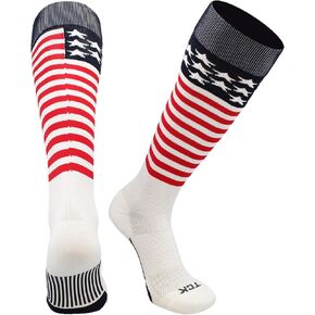 TCK Stars and Stripes USA Flag Baseball Socks