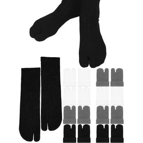 9 Pairs Flip Flop Socks Tabi Split Toe Socks Toe Socks for Men Women Girl Supply