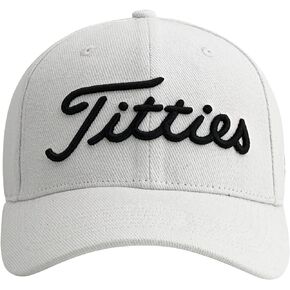 Power Golf Original Titties Dad Hat - Baseball Shape Cap with Adjustable Strapback
