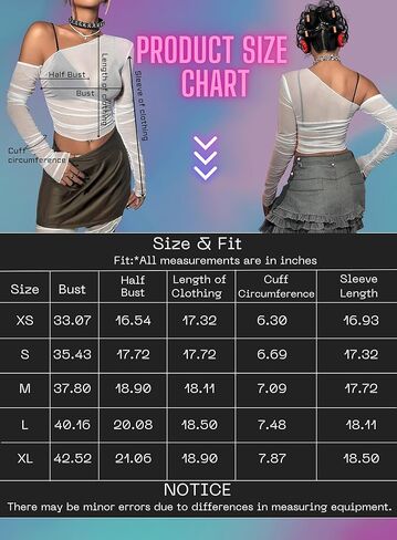 بلوزة Rave Crop Mesh للنساء - 70s رقبة غير متناظرة Y2K بأكمام طويلة، بلوزة Fairycore Clothing للمهرجانات، قميص شفاف in Kuwait