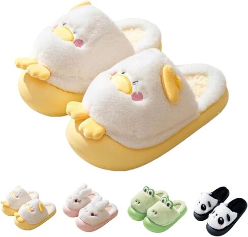 لطيف بطة الباندا الضفدع أرنب النعال غامض الكرتون الحيوان النعال غامض أفخم بطانة دافئة مثيرة للاهتمام مضحك مريح رقيق النعال داخلي في الهواء الطلق للنساء هدية عيد الميلاد in Kuwait