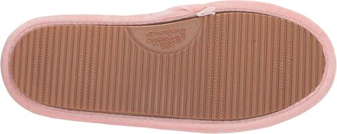 Dearfoams Women's Jules Shiny Velour Twist Vamp Slide Slipper in Kuwait
