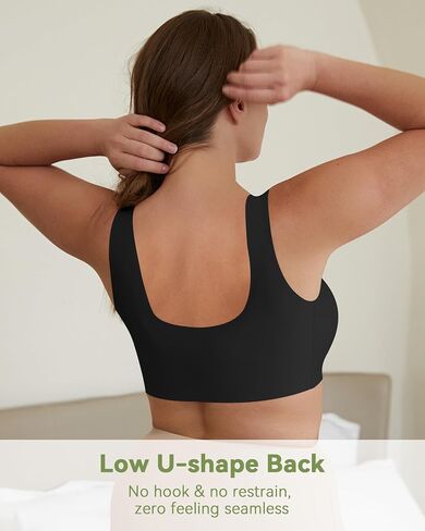 Chicprebra Comfort Bra Seamless Bras Wireless Bra for Women Full-Coverage Sport Daily Bra with Removable Pad in Saudi Arabia