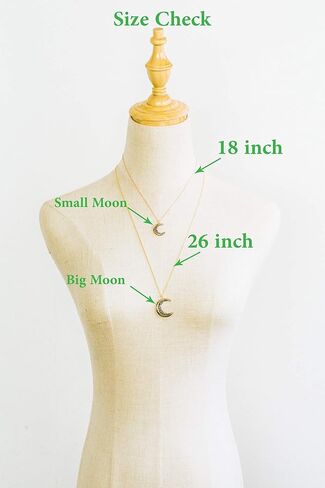 قلادة على شكل كوكب غجر تشيكوسلوفاكيا باللون الأسود من ONDAISY، نصف هلال، بحار لونا، على شكل قمر، سلسلة ساحرة in Kuwait