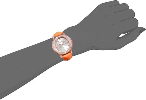 ساعات CakCity الفاخرة للنساء كاجوال للسيدات، ساعة كوارتز تناظرية ذات وجه كبير مع حزام جلد طبيعي متعدد الألوان هدية للسيدات، 34 ملم in Kuwait