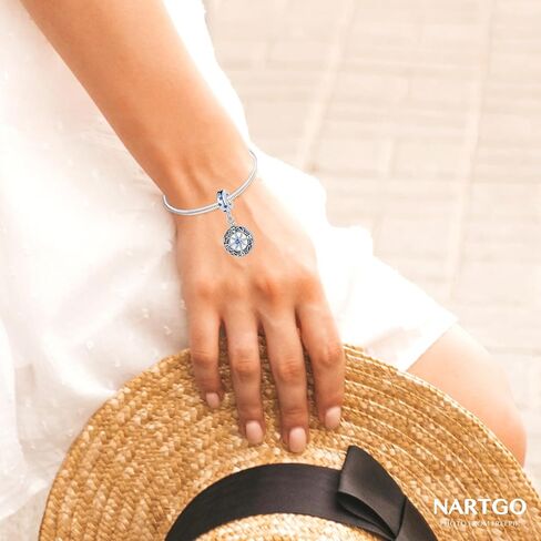 بوصلة NARTGO سأضيع بدون سحر متوافق مع أساور Pandora Charms والمجوهرات وهدايا عيد الميلاد in Saudi Arabia
