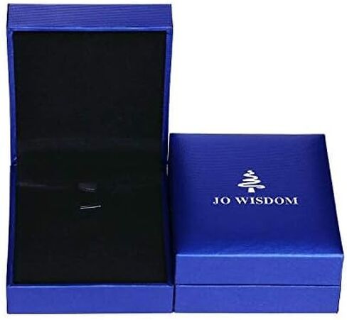 JO WISDOM 925 Sterling Silver Irish Celtic Heart Claddagh Pendant Necklace with Birthstones in Saudi Arabia