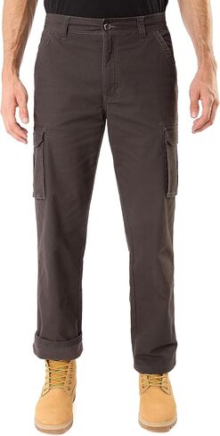Smith's Workwear Big Men's Stretch Fleece-Lined Canvas Cargo Pant in Saudi Arabia