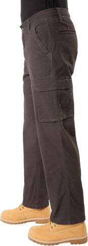 Smith's Workwear Big Men's Stretch Fleece-Lined Canvas Cargo Pant in Saudi Arabia