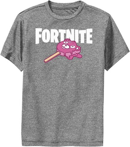 Fortnite Youth Popsicle Bear T-Shirt, Charcoal Heather, Small in Saudi Arabia
