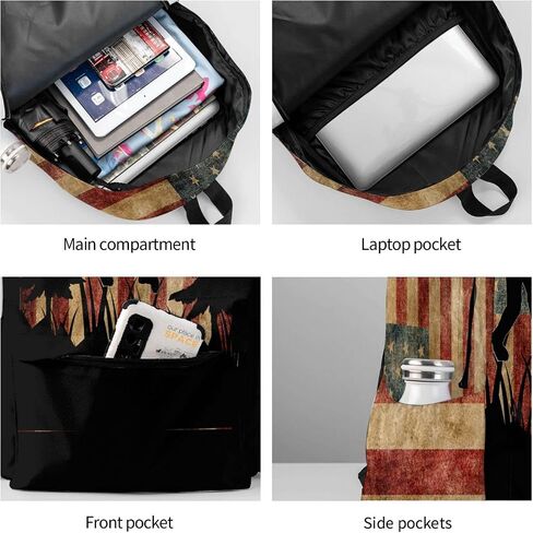 Black Cat Backpack Bookbag Laptop Backpacks Multipurpose Daypack for Boys Girls School Men Women Travel Hiking in Saudi Arabia