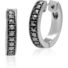 أقراط طوقية من الفضة الإسترلينية عيار 925 من جيموندو, معدن, ماركازيت in Kuwait