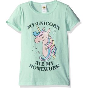 Girls' Unicorn Ate My Homework Graphic T-Shirt