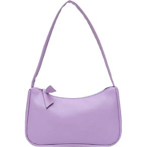 Suillty Women Vintage Underarm Shoulder Bag PU Leather Small Tote Wallet Handbag Clutch Purse