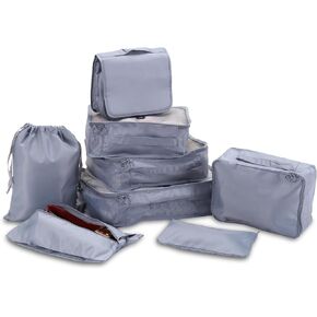 6 Set Packing Cubes Clothes Storage Bag Luggage Packing Organizers for Travel Accessories