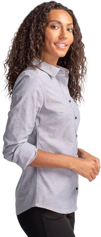 Cutter & Buck Women's Wrinkle Resistant Stretch Long Sleeve Button Down Shirt in Saudi Arabia