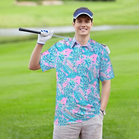 قمصان الغولف للرجال الرطوبة الجافة فتل قمصان بولو رجالية قمصان بولو للرجال قصيرة الأكمام تناسب الأداء قميص جولف رجالي in Kuwait