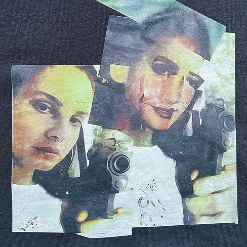 Arnodefrance الرجال خمر الرسم البلوز المتضخم طاقم الرقبة عارضة البلوز بلوزات in Kuwait