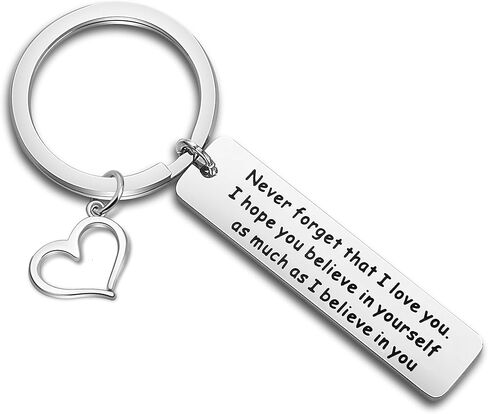 Gzrlyf Never Forget that I Love You Keychain Inspirational Gifts Encouragement Gifts in Saudi Arabia