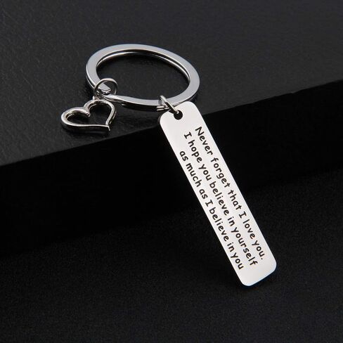 Gzrlyf Never Forget that I Love You Keychain Inspirational Gifts Encouragement Gifts in Saudi Arabia