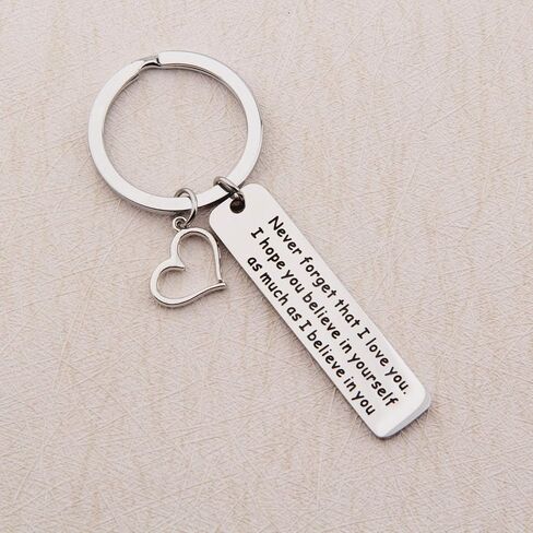 Gzrlyf Never Forget that I Love You Keychain Inspirational Gifts Encouragement Gifts in Saudi Arabia