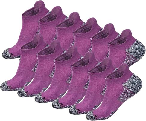 Athletic Running Ankle Socks for Men and Women - Anti Blister Low Cut Socks - 2 Pairs & 4 Pairs & 6 Pairs in Saudi Arabia
