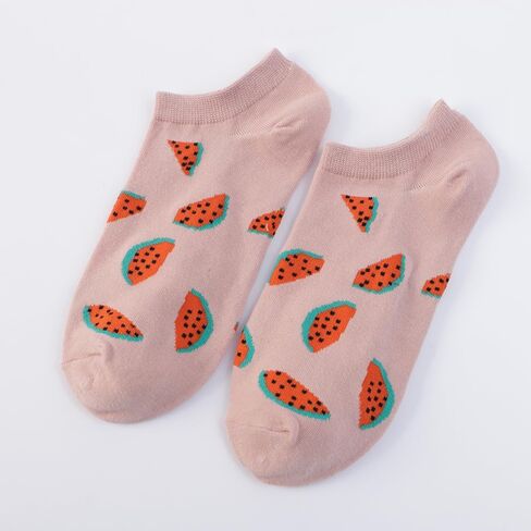 Quaaou Womens Ankle Low Cut Casual Socks Soft Cozy Multiple Color Cotton Patterned Socks, Size 5-9, 10/12 Pairs in Saudi Arabia