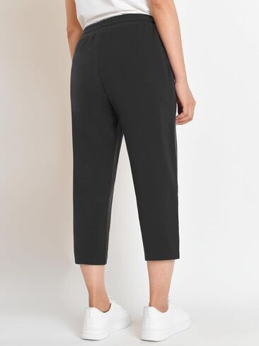 Weintee Women's Cotton Capris with Pockets 2 Pack in Saudi Arabia