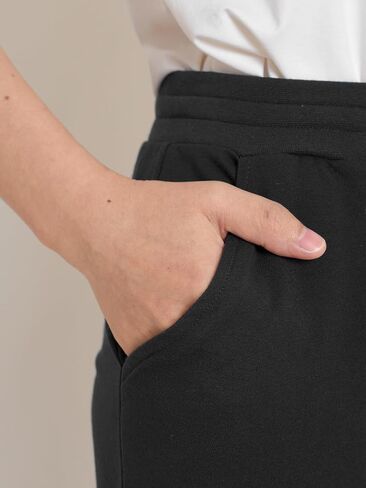 Weintee Women's Cotton Capris with Pockets 2 Pack in Saudi Arabia