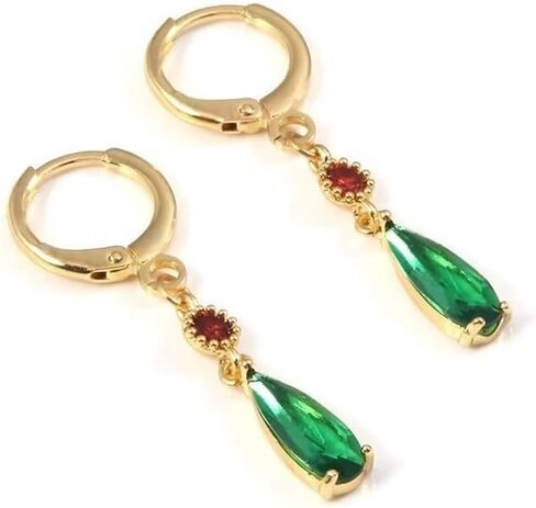 أقراط عواء، أقراط متحركة على شكل قلاع أنيمي عواء، أقراط الرسوم المتحركة التنكرية، أقراط قطرة الماء الخضراء للنساء والرجال والفتيات 0.78 * 0.19 in Kuwait