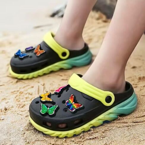 butterfly shoe charms 8pcs, Small, Rubber, No Gemstone in Saudi Arabia