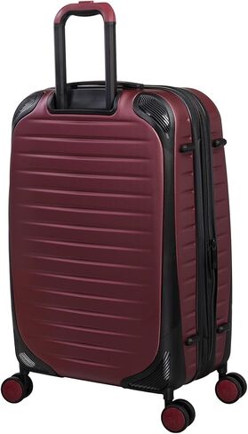 it الأمتعة Lineal 28 "الصلبة فحص 8 عجلات قابلة للتوسيع الدوار، الأحمر in Kuwait