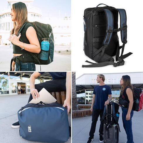 حزمة السفر COR Surf Island Hopper | حقيبة ظهر للسفر سعة 40 لترًا مع حقيبة أدوات الزينة المدمجة المقاومة للماء in Kuwait